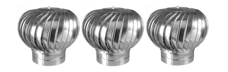 Extractores eólicos para ventilación industrial