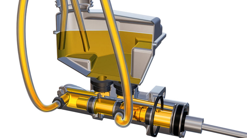 Purgado correcto del cilindro maestro de freno