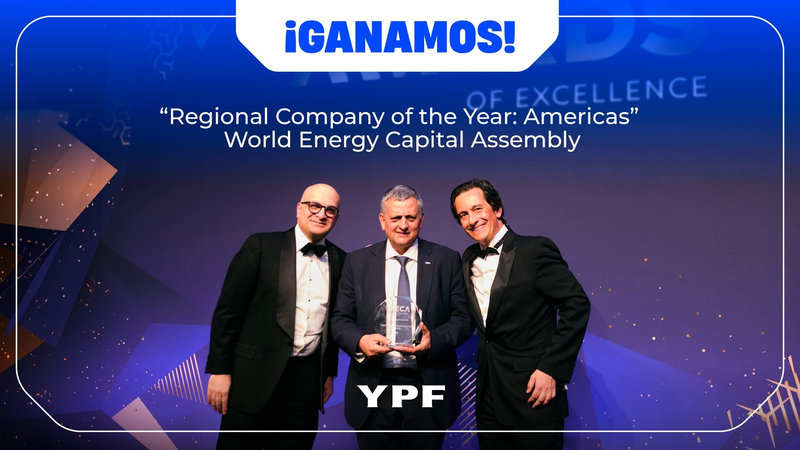 YPF reconocida como compañía regional del año