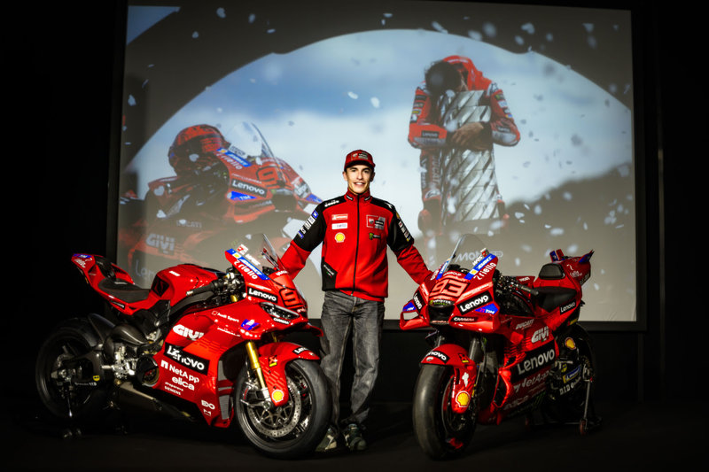 Ducati celebró el título de Márquez en Borgo Panigale