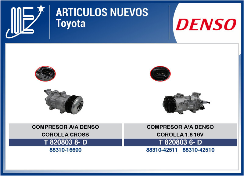 Expoyer suma compresores Denso a su catálogo