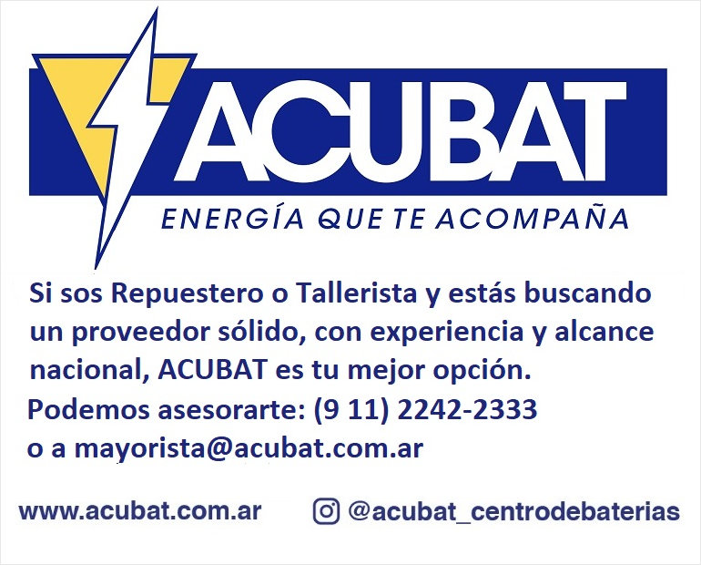 ACUBAT, socio estratégico para Talleres y Casas de Repuestos