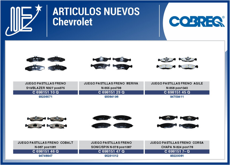 Expoyer presenta pastillas Cobreq por aplicación
