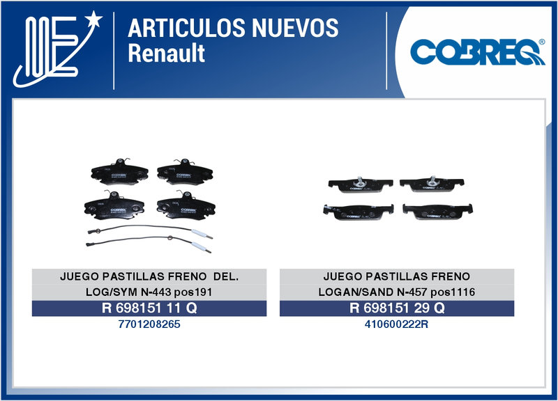 Expoyer presenta pastillas Cobreq por aplicación