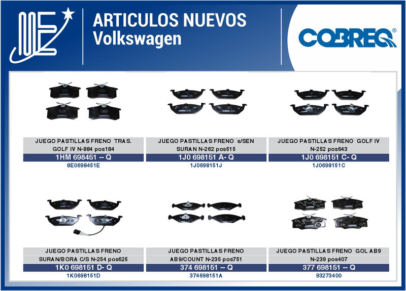 Expoyer presenta pastillas Cobreq por aplicación