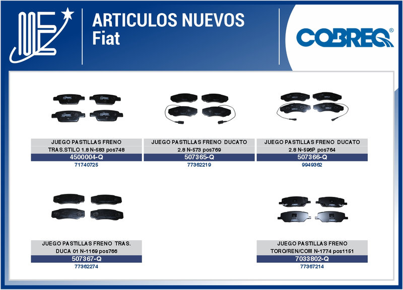 Expoyer presenta pastillas Cobreq por aplicación