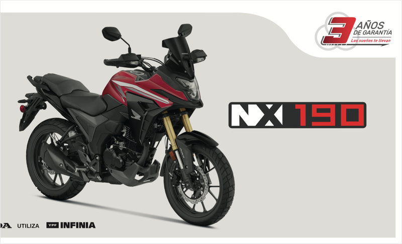 Honda NX190 y CB190R 2.0: ficha técnica completa