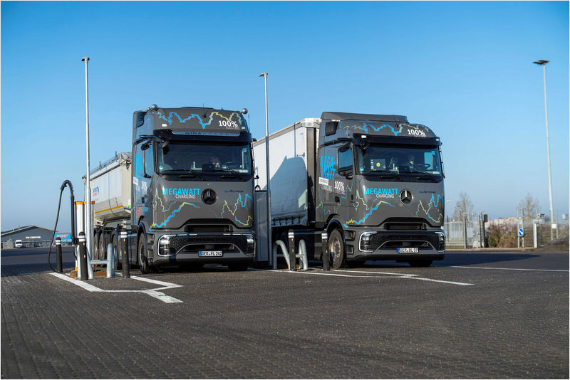 Mercedes-Benz prueba eActros 600 con sistema MCS