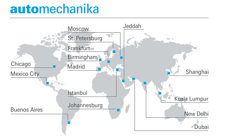 La primera Automechanika en el Reino Unido
