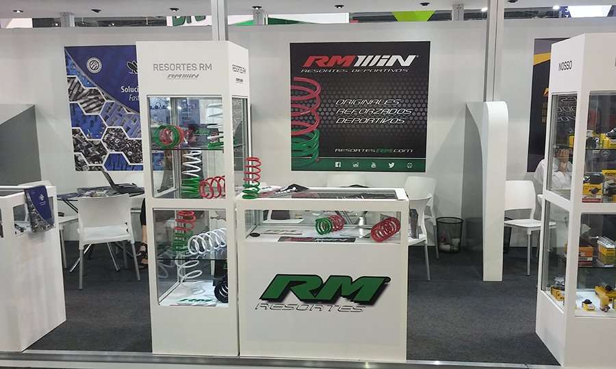 RM Resortes participó nuevamente en Automechanika Mexico 2017