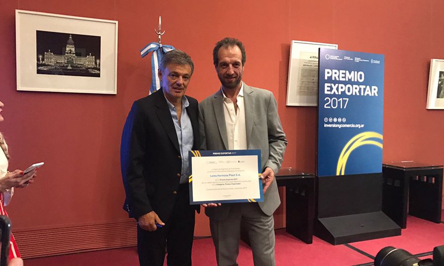 Loma Hermosa Plast, ganador del Premio Exportar 2017