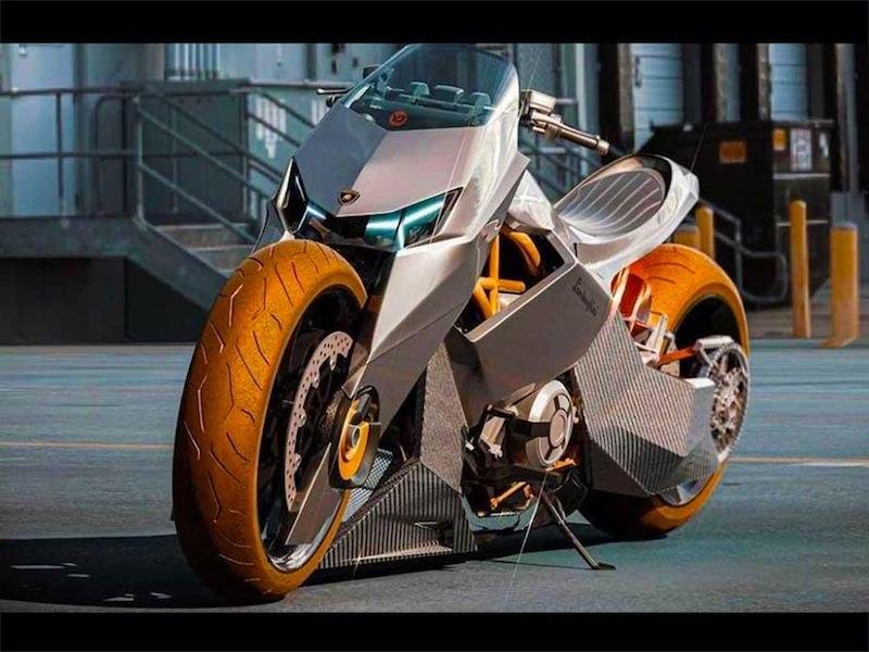 La imaginaria moto de Lamborghini