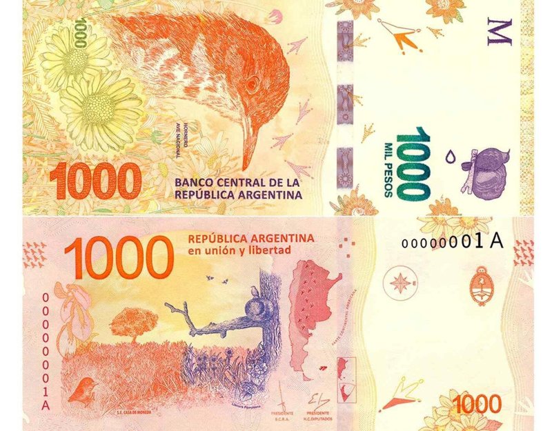 Crece la presencia de billetes de $1.000 falsos