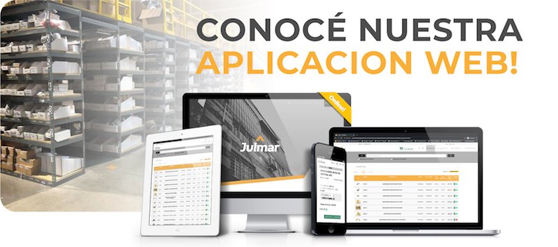Características de la App Julmar WEB