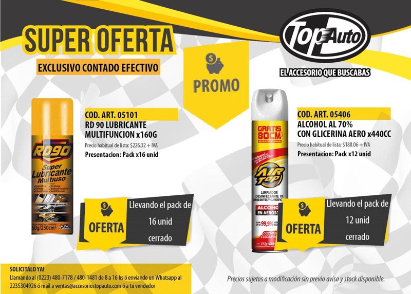 Novedades Top Auto: Cadenas para nieve y barro, precintos de tracción y cadena líquida en aerosol 