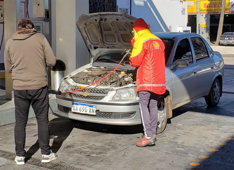 Relación entre vehículos habilitados y Estaciones de GNC