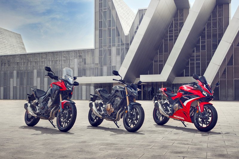 La gama CB 500 de Honda, recibe actualizaciones para 2022
