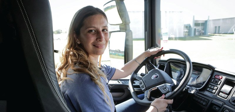 Capacitación para mujeres en el transporte