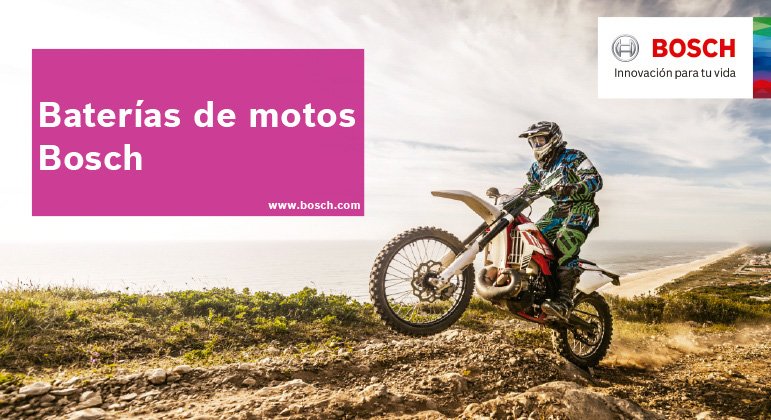 Baterías de motos Bosch, alta tecnología y calidad