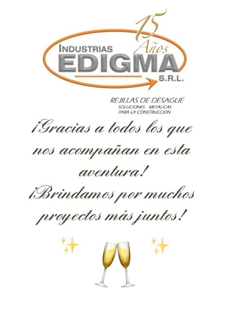 Industrias Edigma, 15 años brindando soluciones metálicas, tanto en Línea de Productos como en Estructuras a Medida