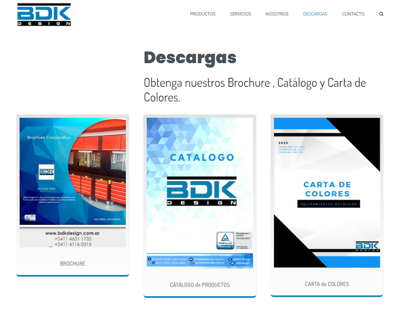 Institucional BDK: Nueva Pagina WEB