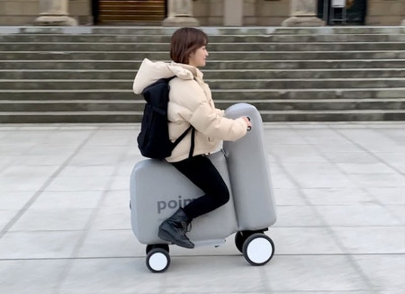 Poimo, la moto eléctrica inflable