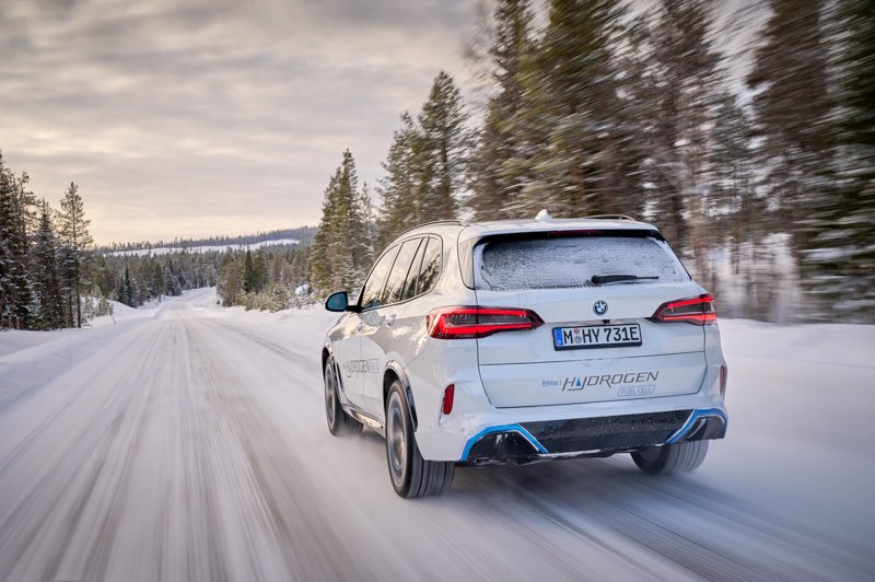 Pruebas de invierno para el BMW IX5 Hydrogen
