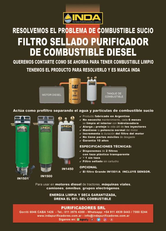 Novedades de Purificadores INDA