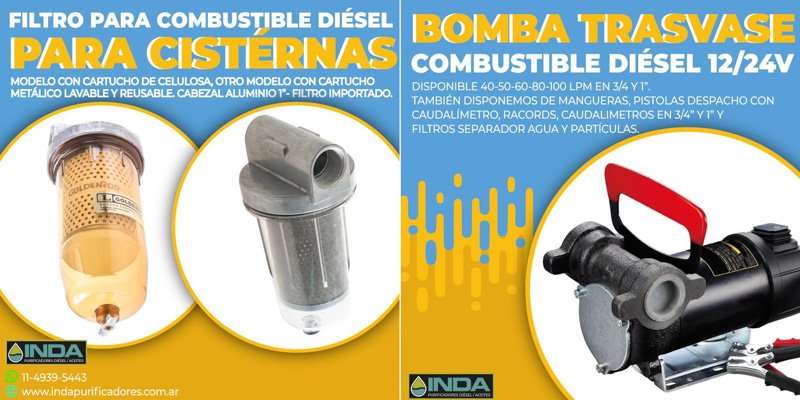 Novedades de Purificadores INDA