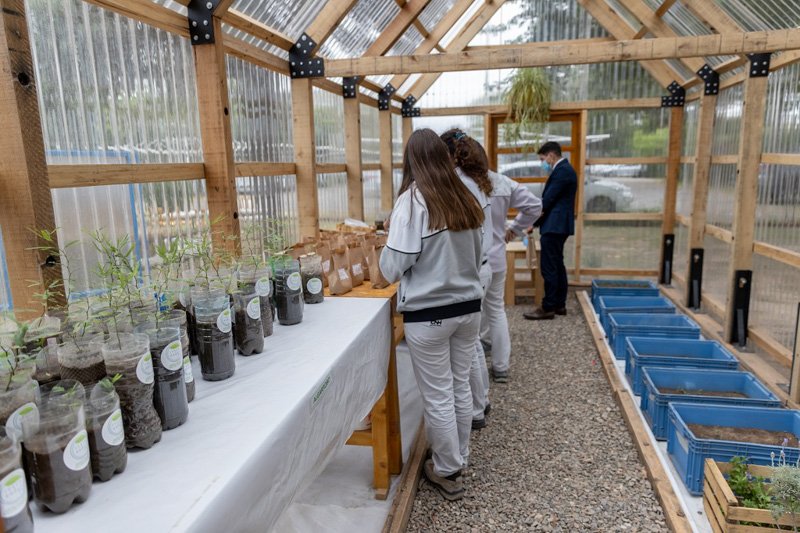 Isla ecológica en la fábrica de Iveco