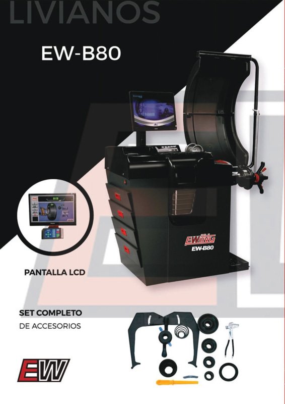 Descripción de producto Ewing: Balanceadoras EW-B80, EW-B67, EW-B98