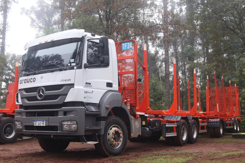 Camiones Mercedes-Benz para la industria forestal