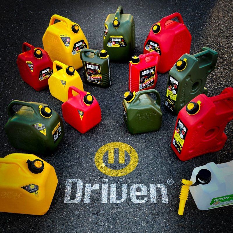 DRIVEN, bidones para combustible