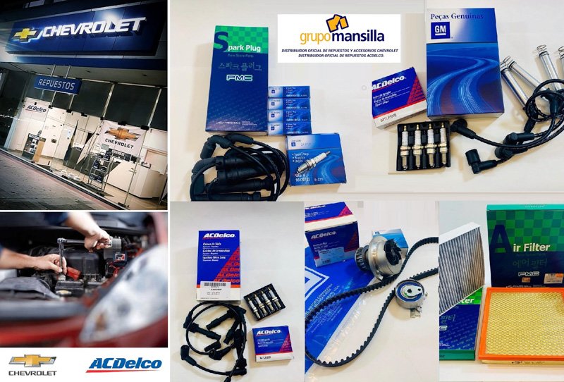 En las sucursales de Grupo Mansilla se pueden conseguir todos los Repuestos Originales Chevrolet