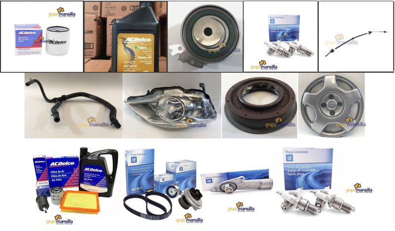 En las sucursales de Grupo Mansilla se pueden conseguir todos los Repuestos Originales Chevrolet