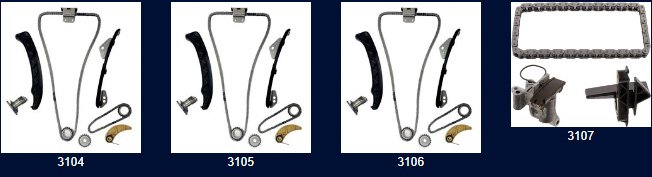 RMT Kit de distribución con cadena