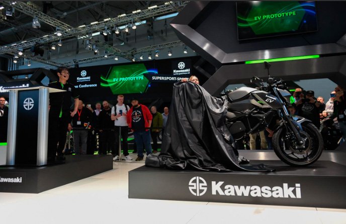 El prototipo eléctrico Kawasaki