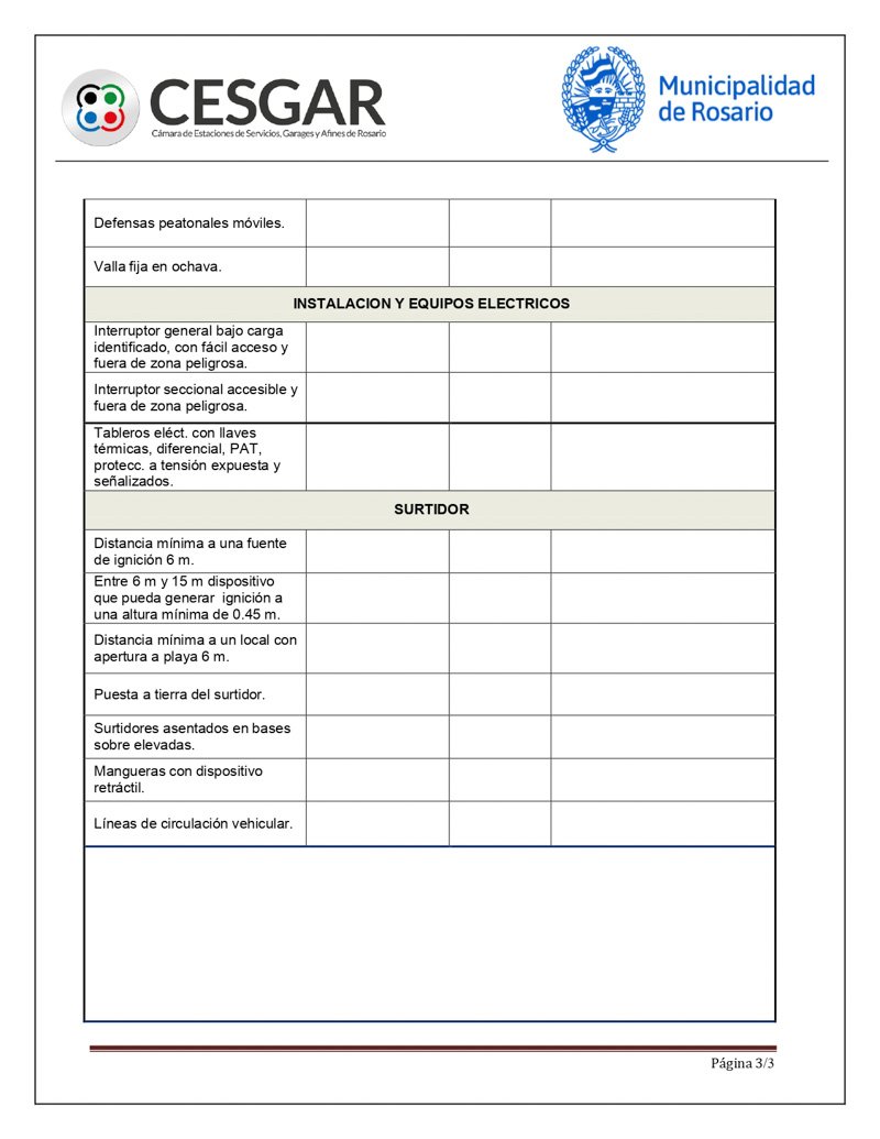 Gestión CESGAR -  Inspecciones Municipales