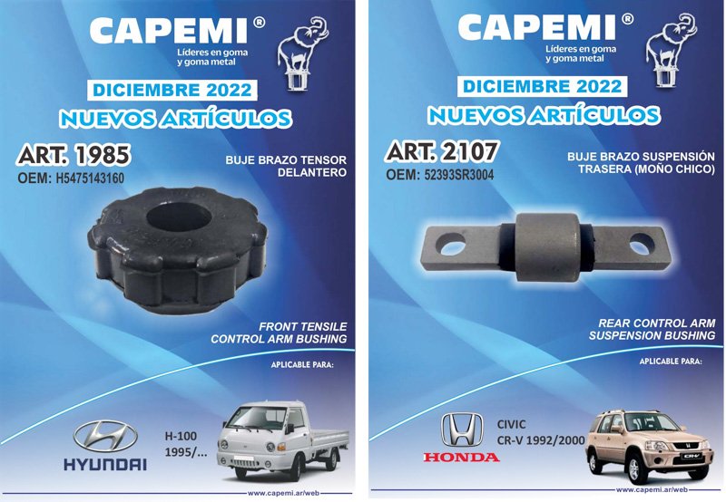 Los nuevos Bujes de CAPEMI