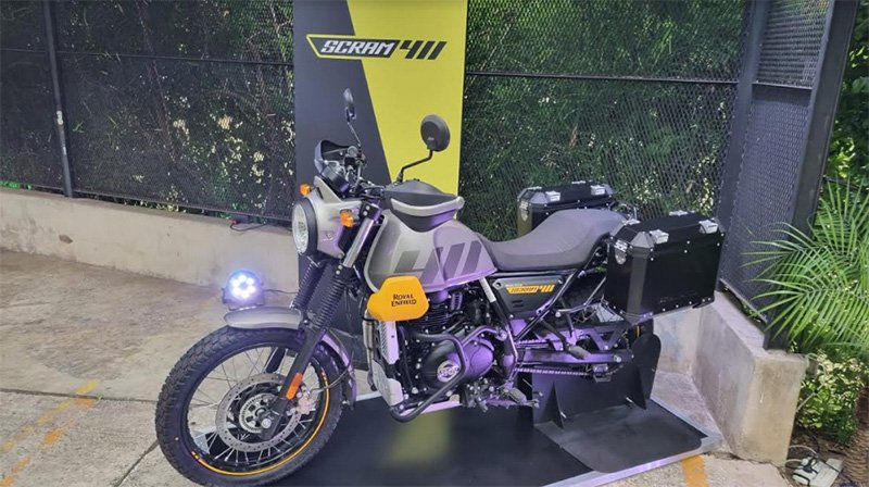 Royal Enfield Scram 411 producida en el país