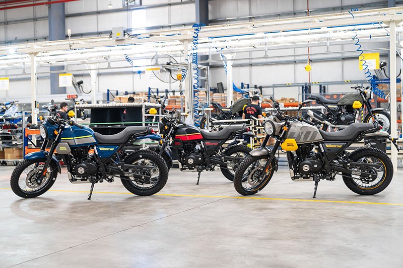 Royal Enfield Scram 411 producida en el país