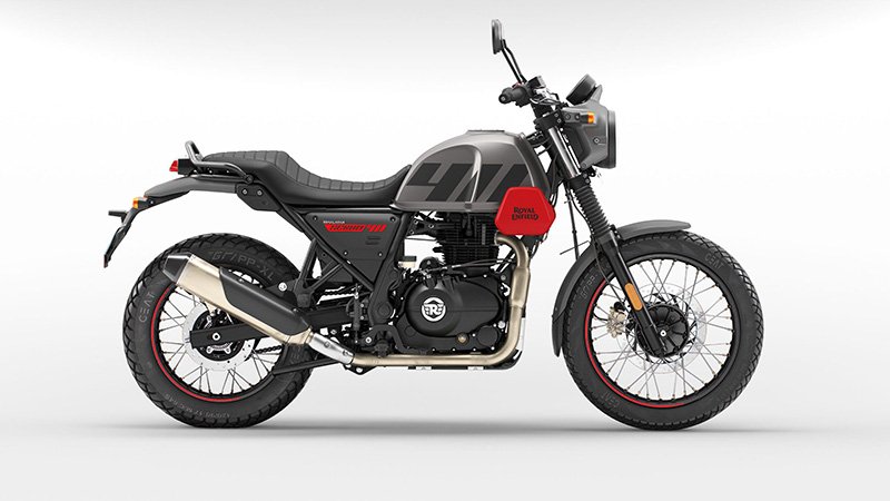 Royal Enfield Scram 411 producida en el país