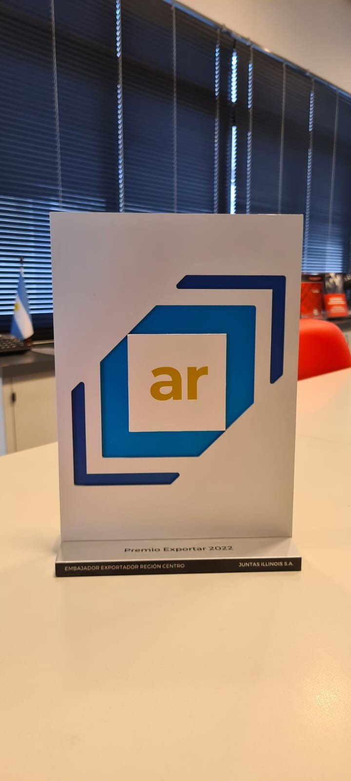 Juntas Illinois distinguida con el premio Exportar 2022