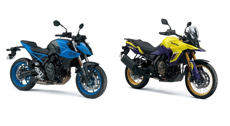 Novedades Suzuki: V-STROM 800 DE y GSX-8S