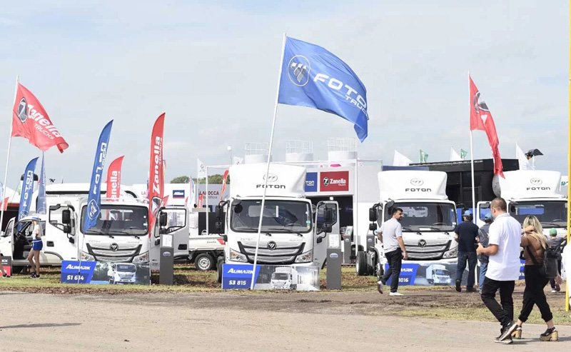 Lanzamiento Foton Trucks en Expoagro
