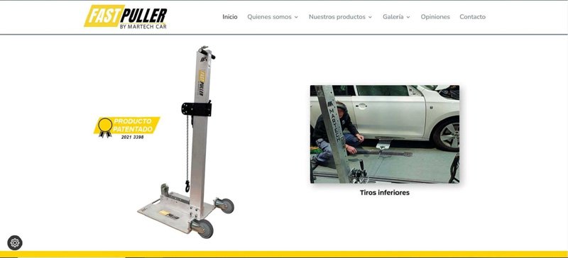 Nuevo sitio internacional del Fast Puller de Martech Car
