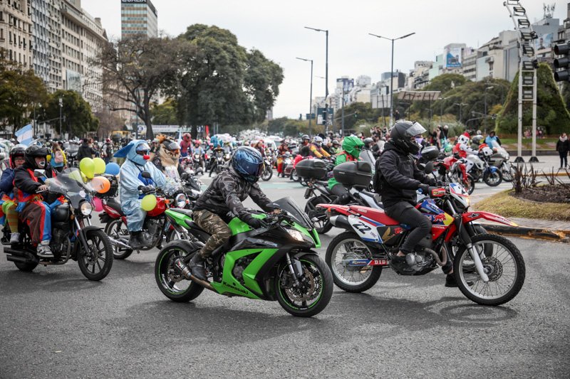 El Kawa Club realizó una nueva edición de la ''Caravana Solidaria''