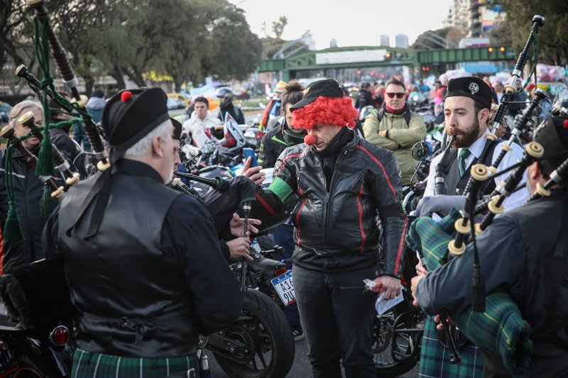 El Kawa Club realizó una nueva edición de la ''Caravana Solidaria''