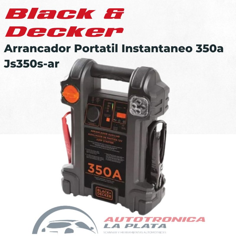 Autotrónica La Plata: Arrancador Compresor Inflador y arrancador portatil instantaneo Black & Decker
