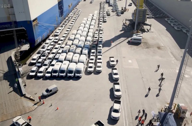 Récord en operativa de vehículos destinados a exportación